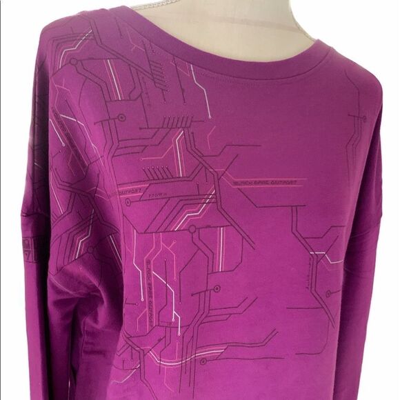 DISNEY PARKS SWEATSHIRT | Star Wats Druid Depot - Picture 1 of 7